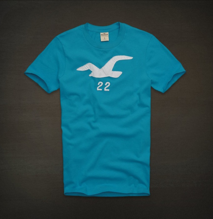 Hollister Hombres De Cuello Redondo Corto Remera HCO4173